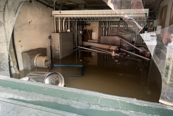 Flooded electrical room