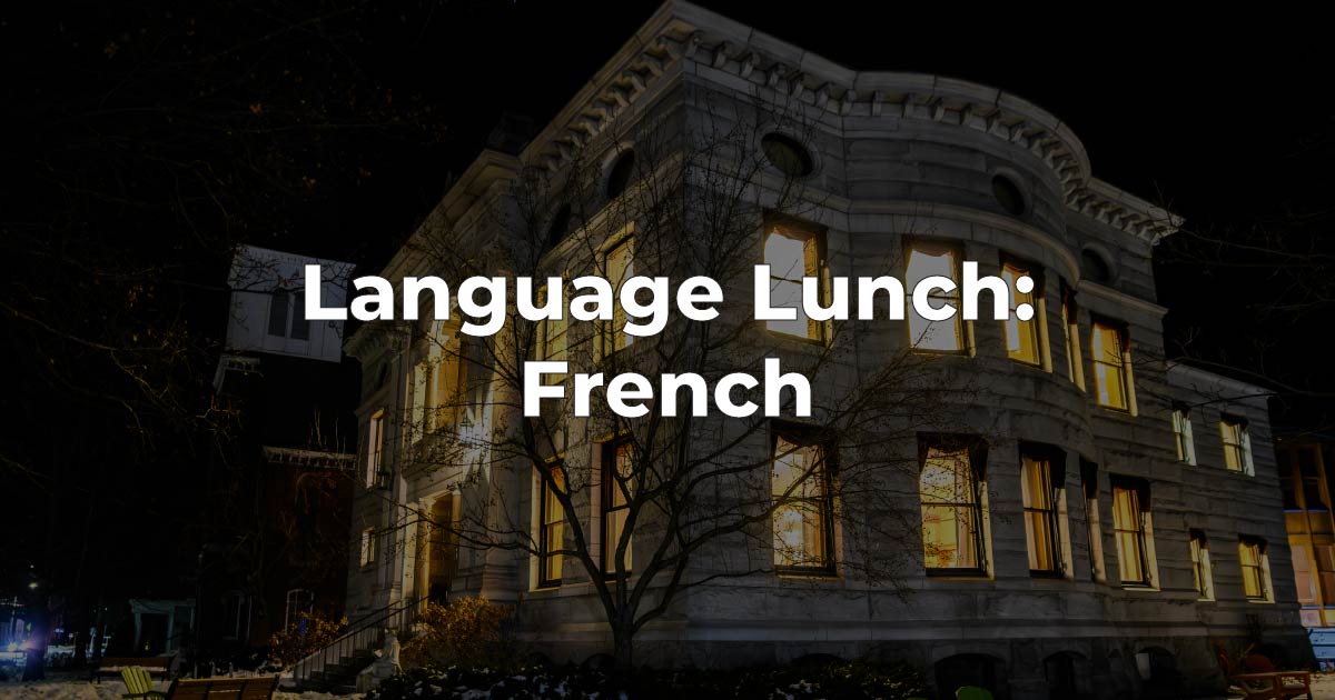 Language Lunch: French