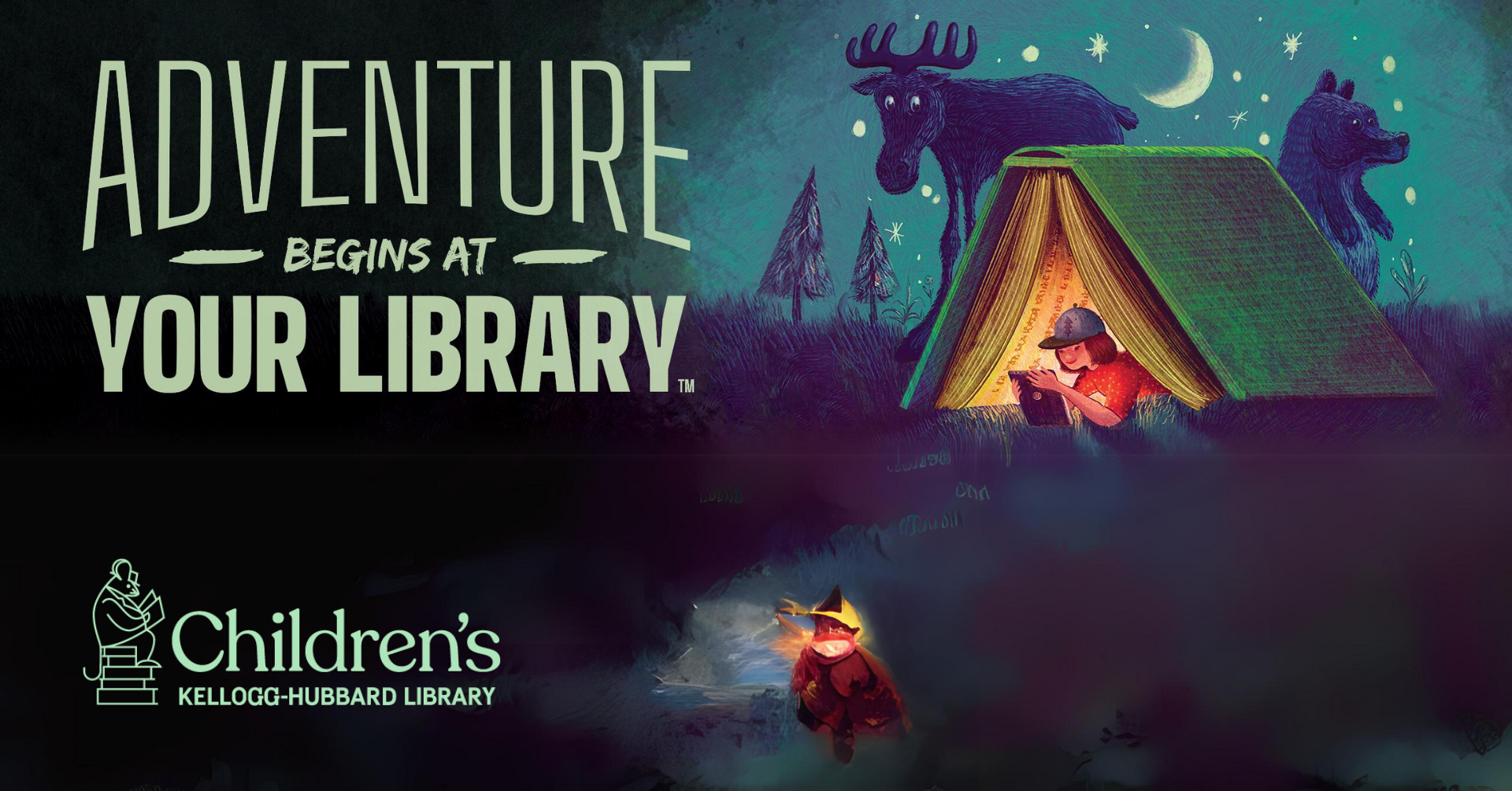 Summer reading program Adventure Begins at Your Library