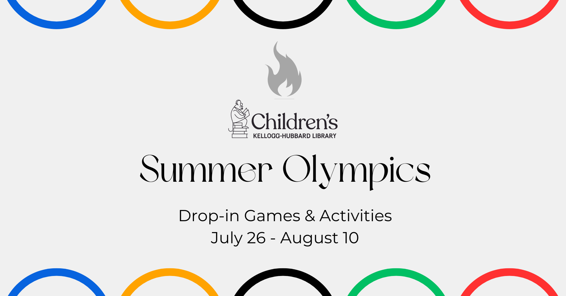 summer olympics in the children's library