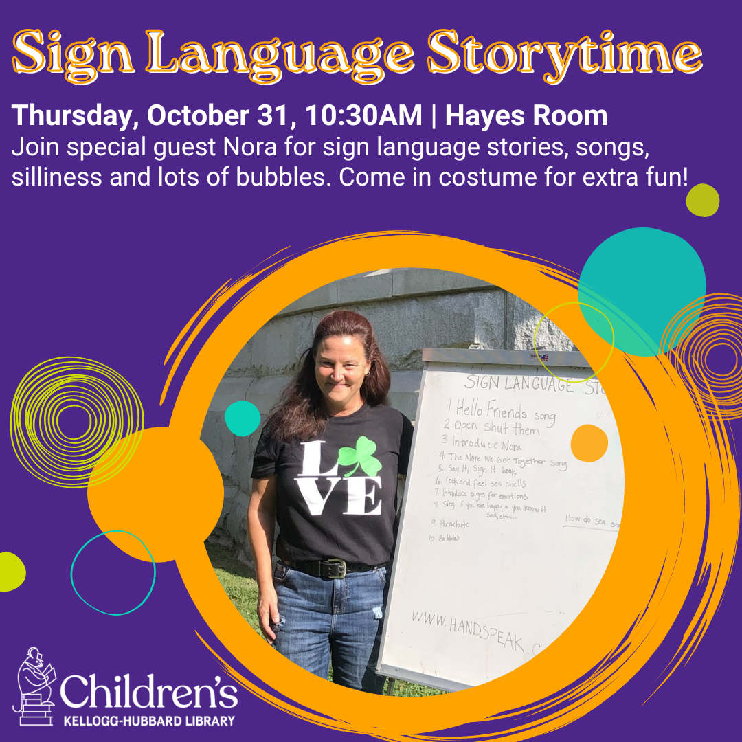 Sign language storytime