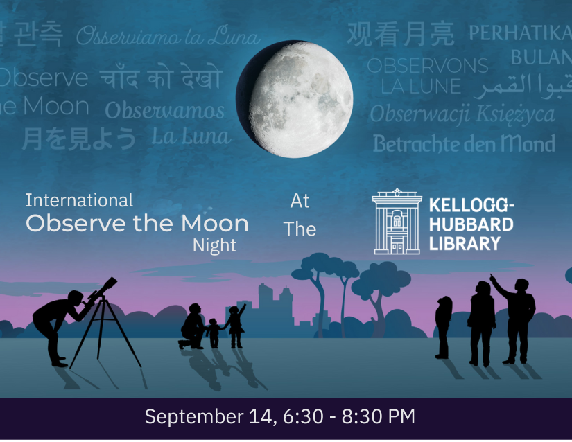 International Observe the Moon Night flyer