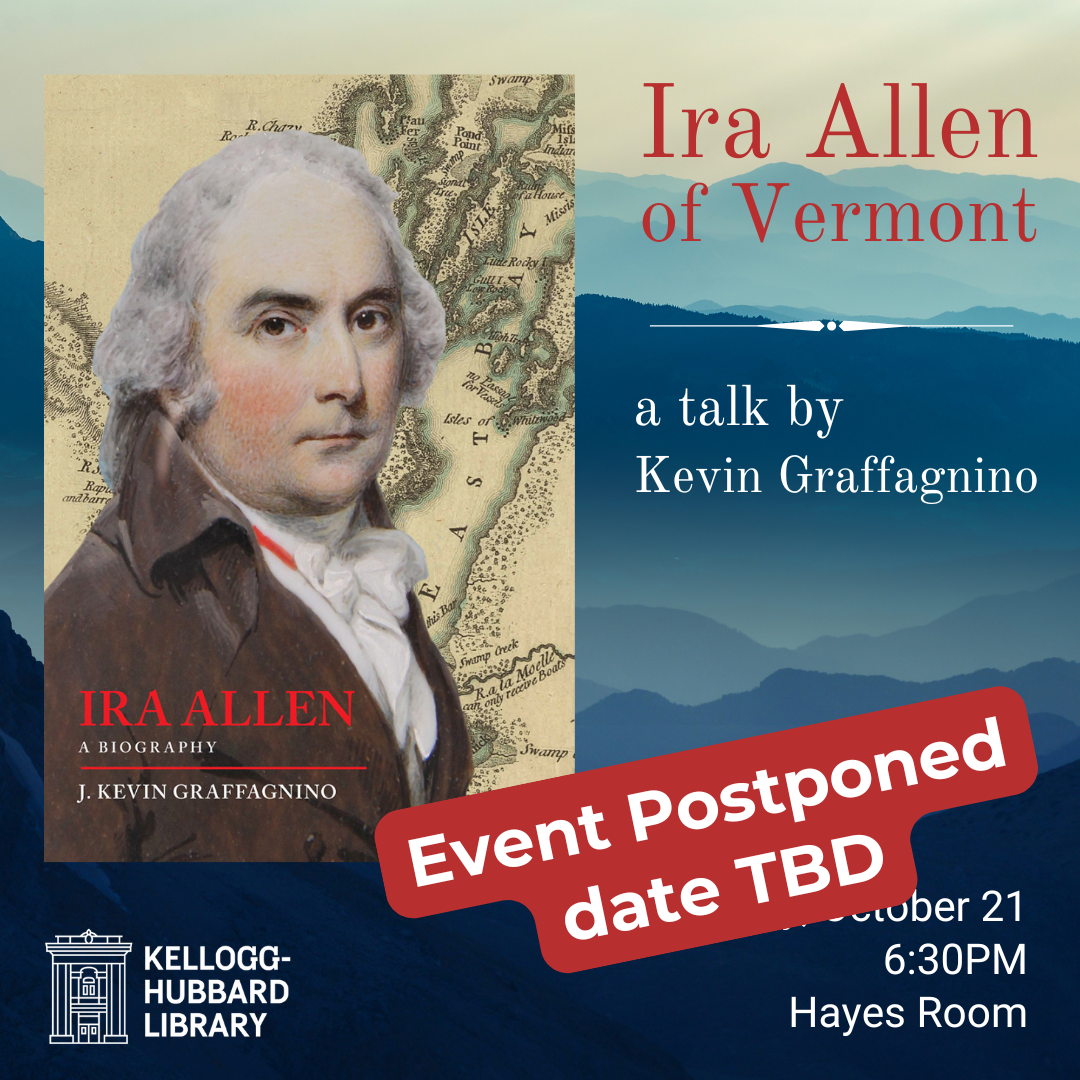 Ira Allen event postponed