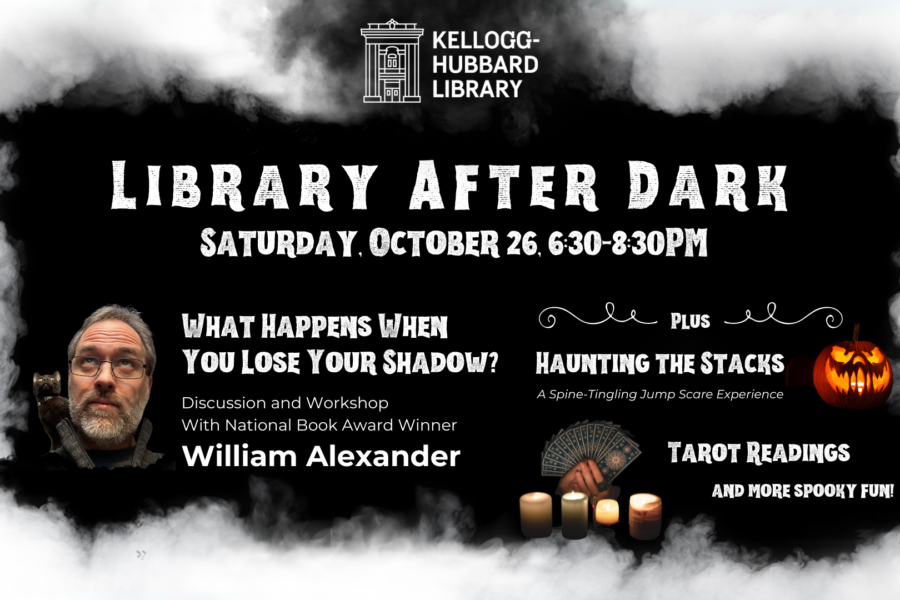 Library after dark banner