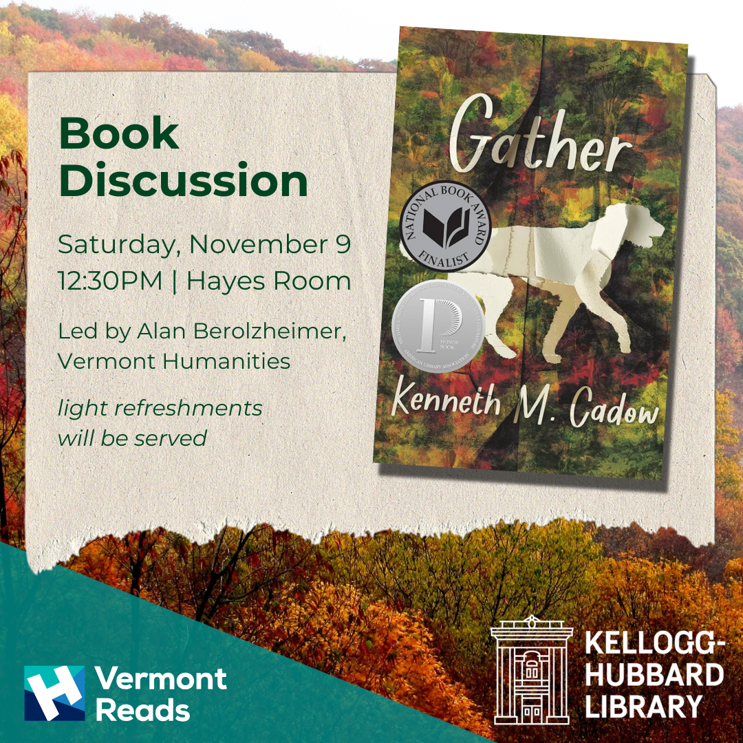 Gather Book Discussion Flyer