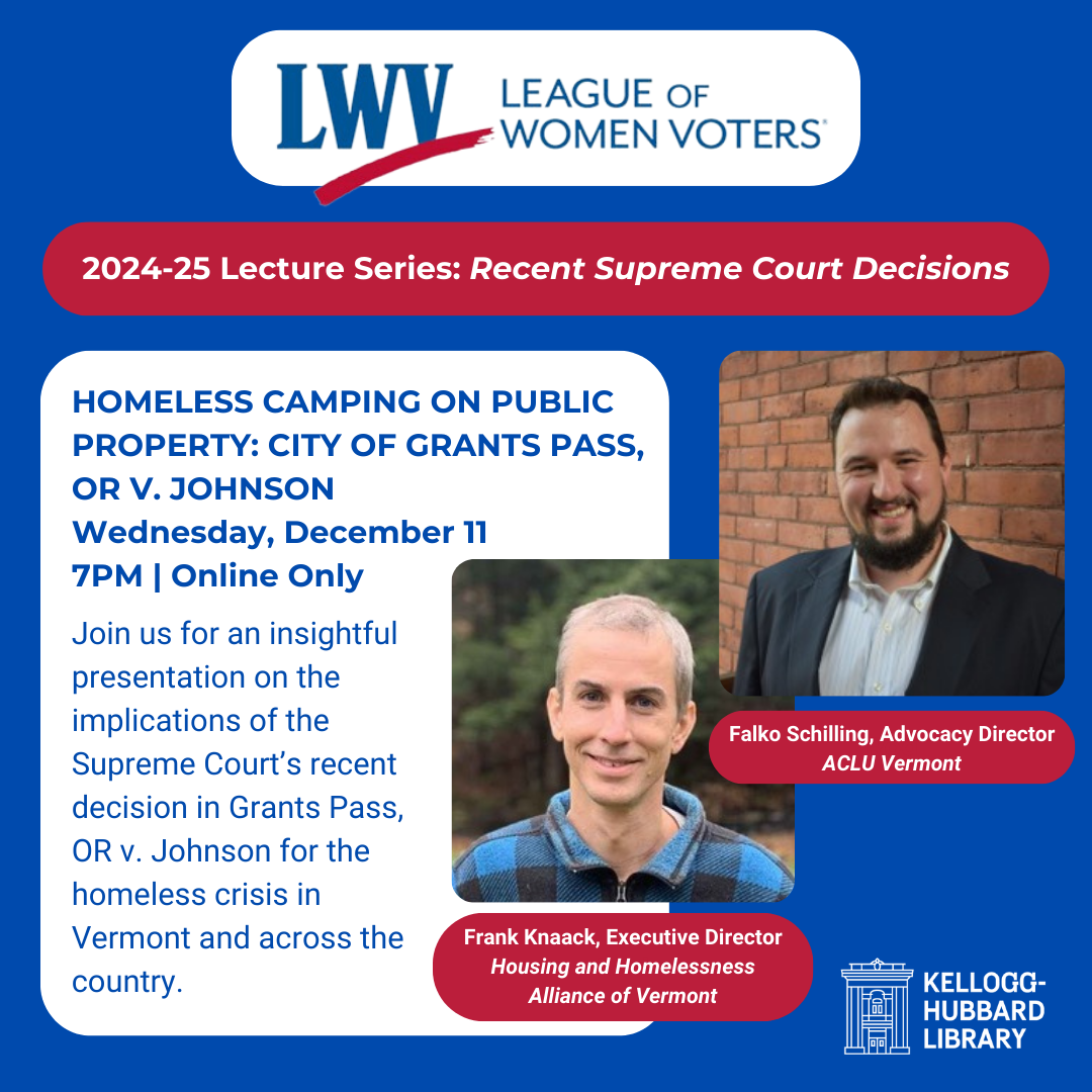 LWV Homeless camping on public property zoom december 11