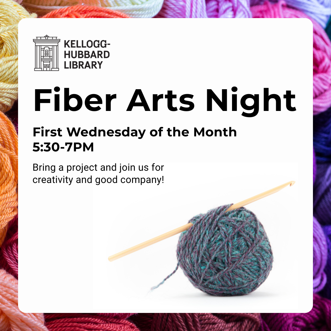fiber arts night first wednesays