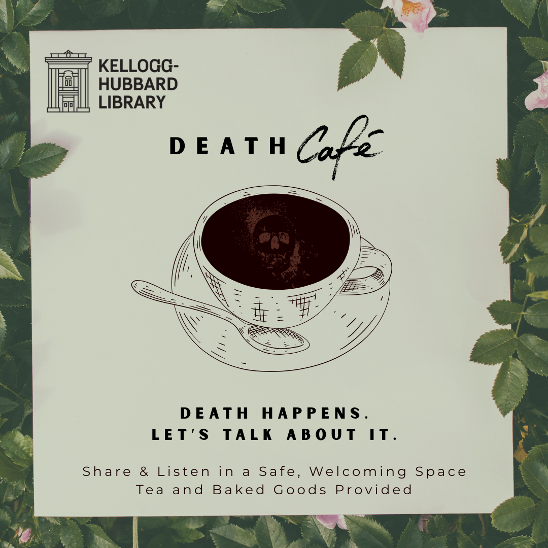 Death cafe advertisement