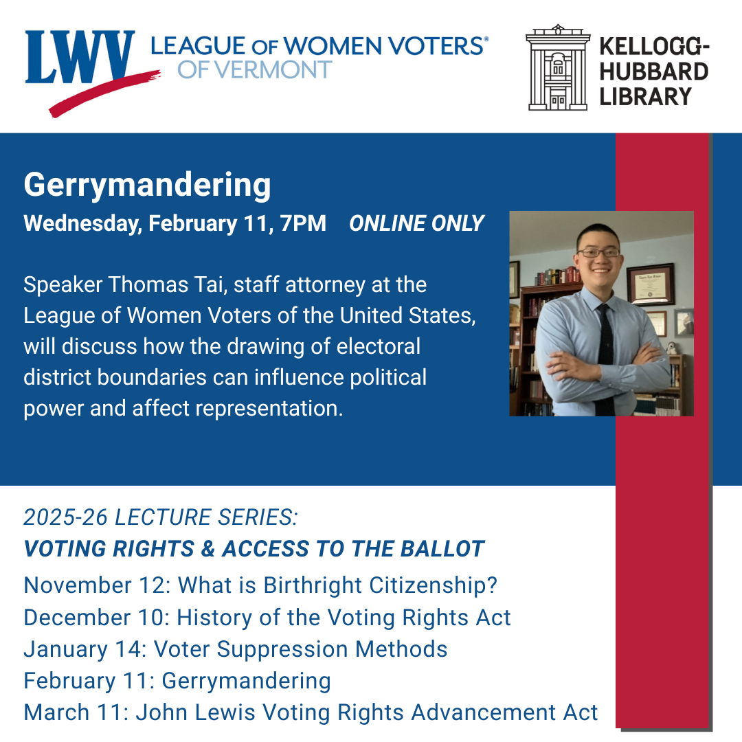 League of Women Voters Advertisement