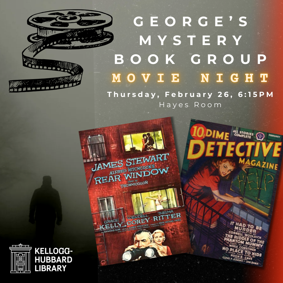 george's mystery book group movie night