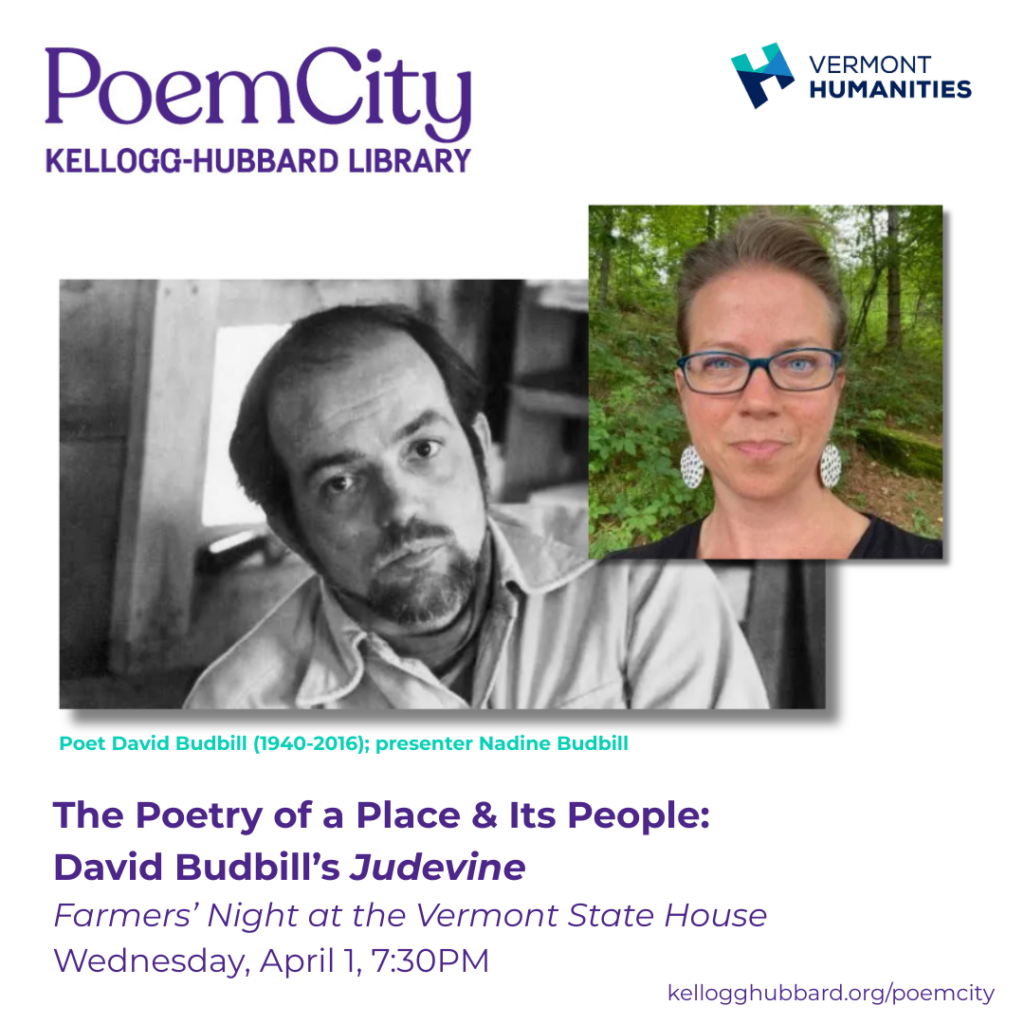 The poetry of a place and its people: david budbill's judevine