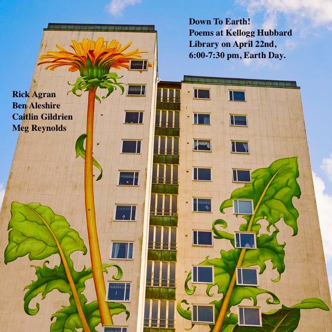 building with a sunflower painted on it
