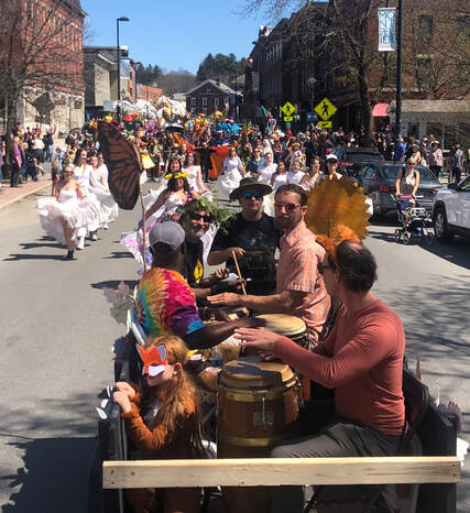 all species day samba dancers and drummers