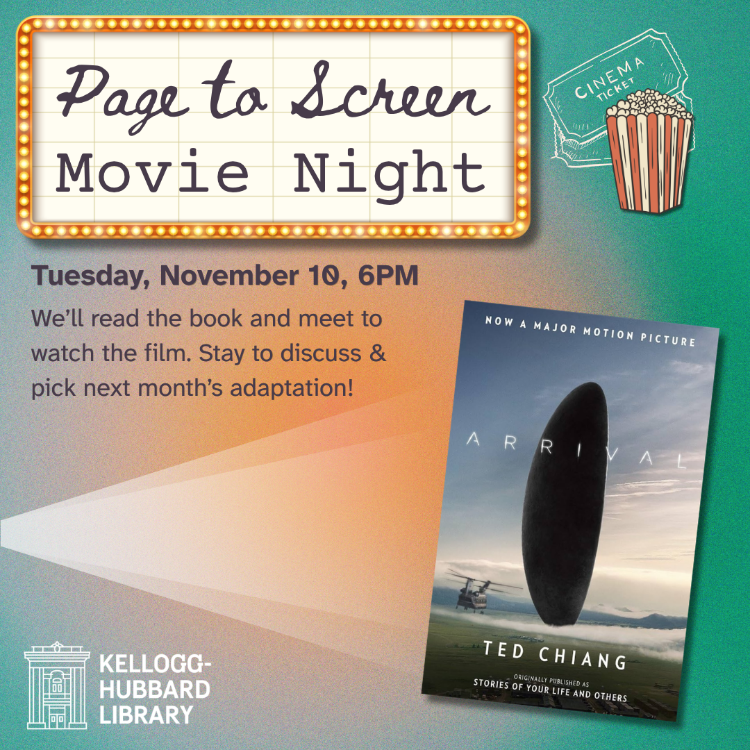Page to screen movie night